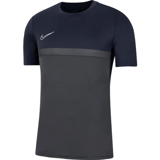 Nike Academy Pro SS Top Training Wear Anthracite/Obsidian Mens Small - Third Coast Soccer