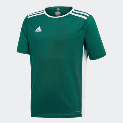 adidas Entrada 18 Jersey - Collegiate Green/White apparel closeout - Third Coast Soccer