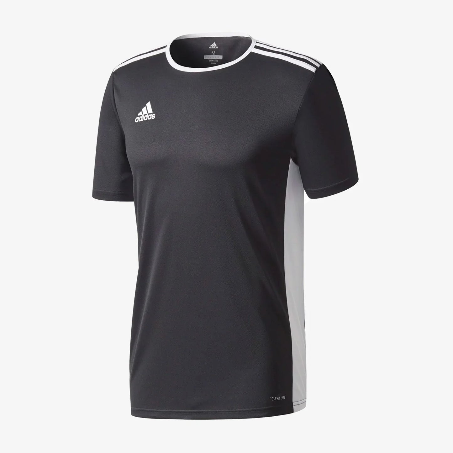 adidas Youth Entrada 18 Jersey - Black/White apparel closeout - Third Coast Soccer