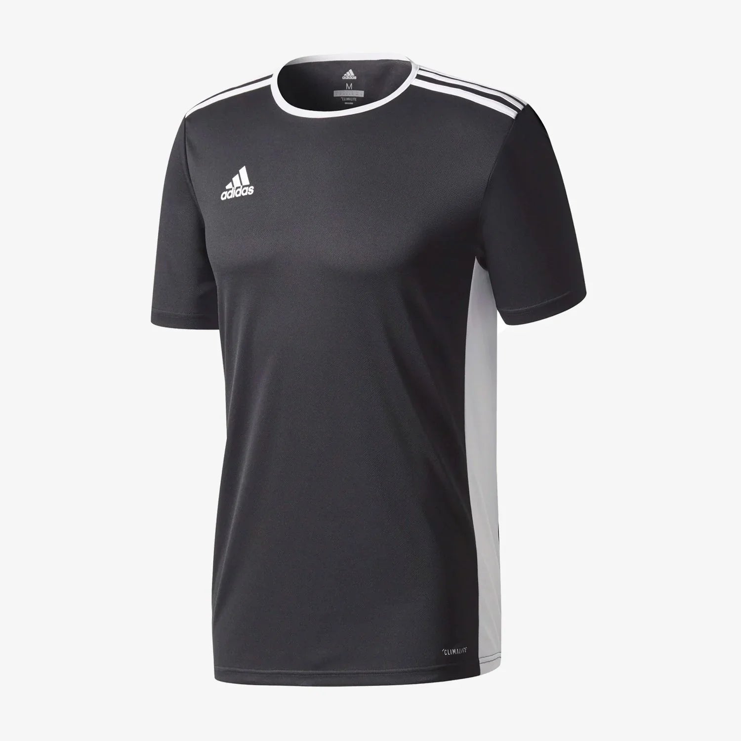 adidas Youth Entrada 18 Jersey - Black/White apparel closeout - Third Coast Soccer