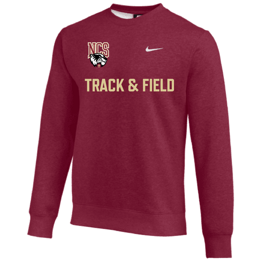 Nike Northlake Track & Field Men's Training Team Club Crew - Cardinal Northlake Track and Field   - Third Coast Soccer