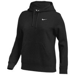 Nike Womens Team Club Hoodie Training Wear Black/White Womens Small - Third Coast Soccer