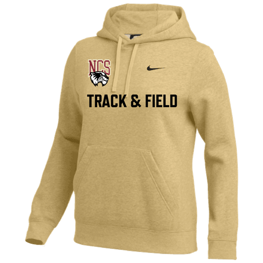 Nike Northlake Track & Field Women's Team Club Pullover Hoody - Vegas Gold Northlake Track and Field   - Third Coast Soccer