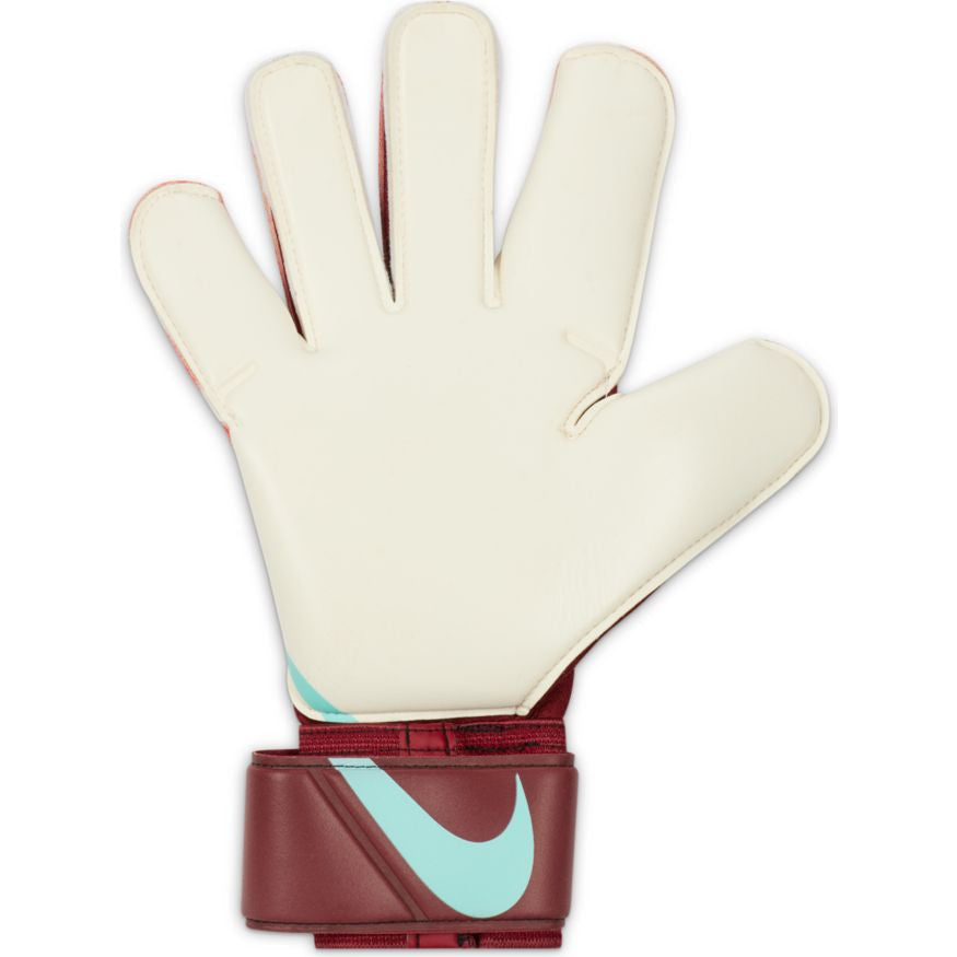 Nike Gk Grip 3 Glove - Siren Red/Team Red Gloves Size 10 Siren Red/Team Red/Dynamic Blue - Third Coast Soccer