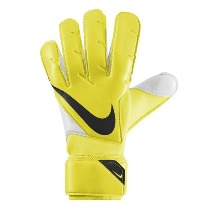 Nike Grip 3 Goalkeeper Gloves - Yellow/White/Black Gloves Yellow Strike/White/Black Size 11 - Third Coast Soccer