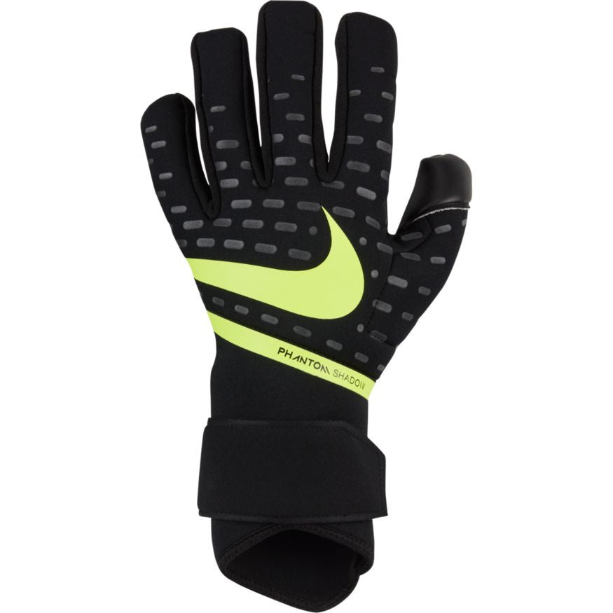Nike Phantom Shadow Goalkeeper Gloves - Black/Volt Gloves Size 11 Black/Black/Volt - Third Coast Soccer