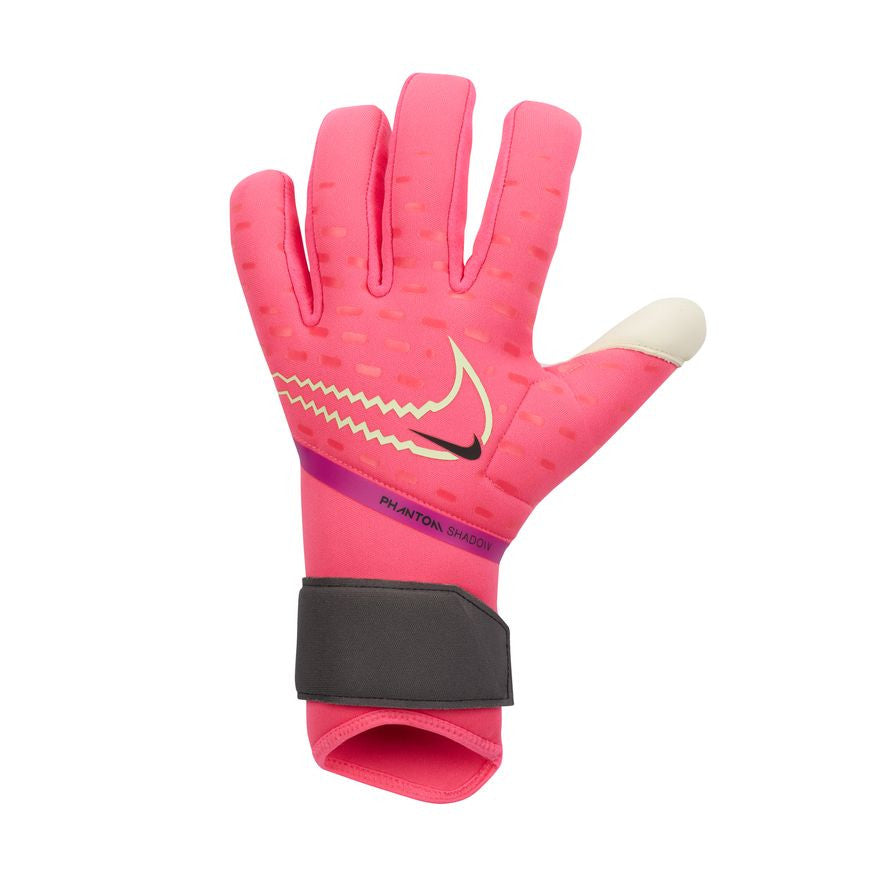 Nike Phantom Shadow Goalkeeper Glove - Hyper Pink/Iron Grey Gloves Size 12 Hyper Pink/Iron Grey/Volt - Third Coast Soccer