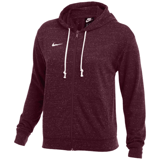 Nike Women's Sportswear Gym Vintage Hoody Training Wear Team Dark Maroon/Sail Womens X-Small - Third Coast Soccer