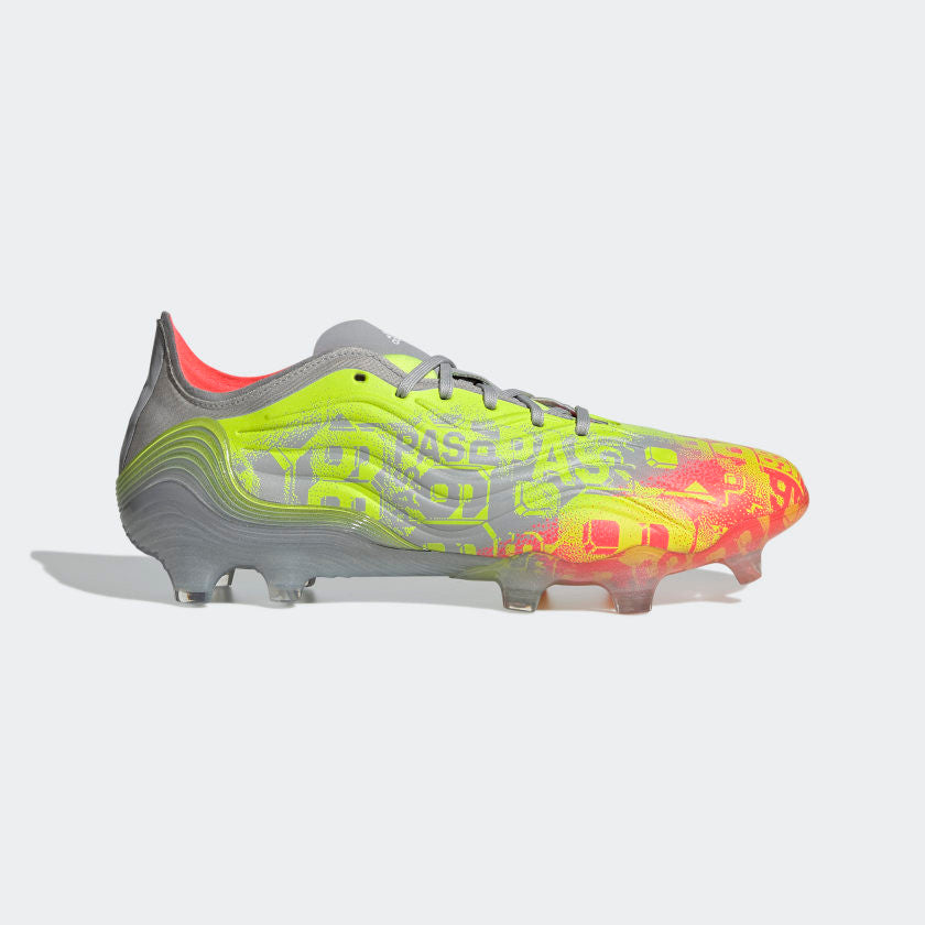 adidas Copa Sense .1 Fg - Clear Onix/White/Solar Yellow Mens Firm Ground Mens 8 Clear Onix/Fthr White/Solar Ye - Third Coast Soccer