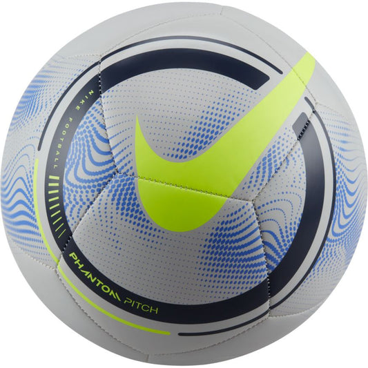 Nike Phantom Ball -  Grey/Sapphire/Volt Balls Size 5 Grey Fog/Sapphire/Volt - Third Coast Soccer
