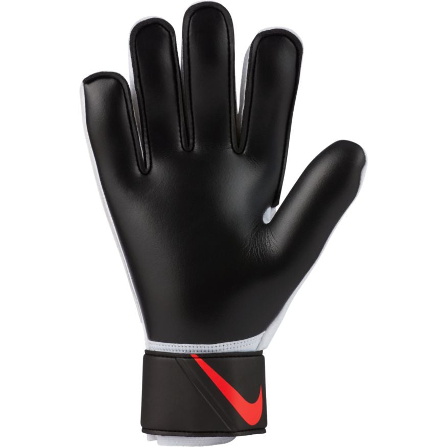 Nike Goalkeeper Match Glove - White/Black/Crimson Gloves White/Black/Bright Crimson Size 10 - Third Coast Soccer
