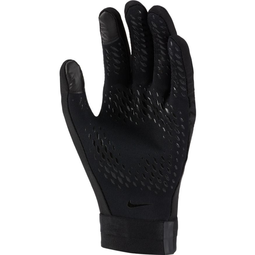 Nike Hyperwarm Youth Academy Glove - Black Gloves Black/Black Large - Third Coast Soccer