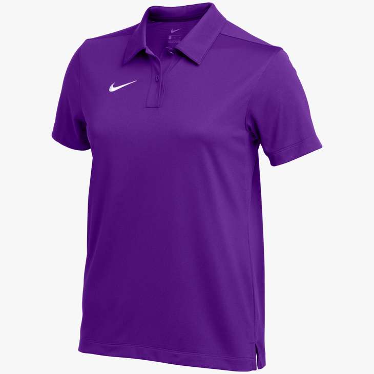 Nike Womens Dri Franchise Polo Polos Team Purple/White Womens X-Small - Third Coast Soccer