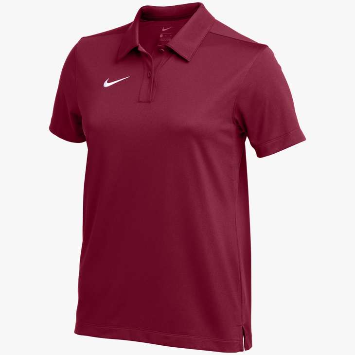 Nike Womens Dri Franchise Polo Polos Team Maroon/White Womens X-Small - Third Coast Soccer