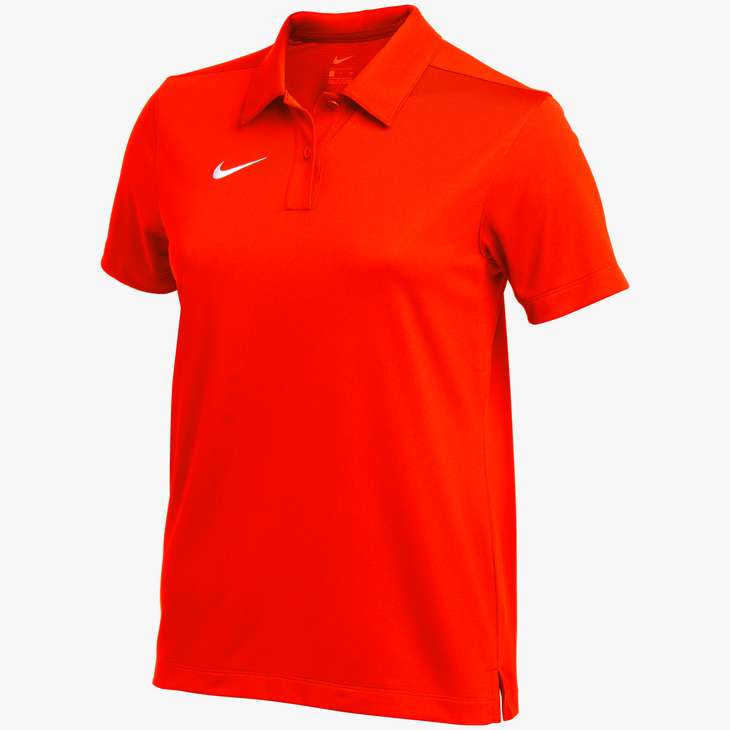 Nike Women's Franchise Polo Polos Team Orange/White Womens XSmall - Third Coast Soccer