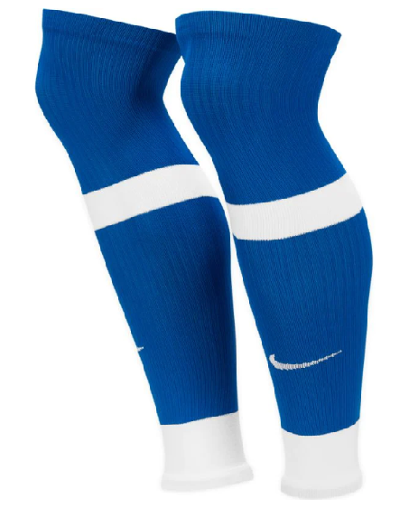 Nike Matchfit Sleeve - Royal Blue/White Shinguard Accessories Royal Blue/White Large/X Large - Third Coast Soccer