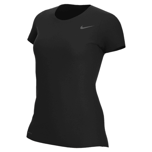 Nike Womens Legend S/S Tee Training Jersey Black Womens Small - Third Coast Soccer