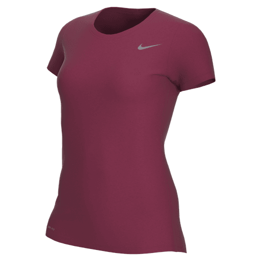 Nike Womens Legend S/S Tee Training Jersey Team Maroon/Cool Grey Womens Small - Third Coast Soccer