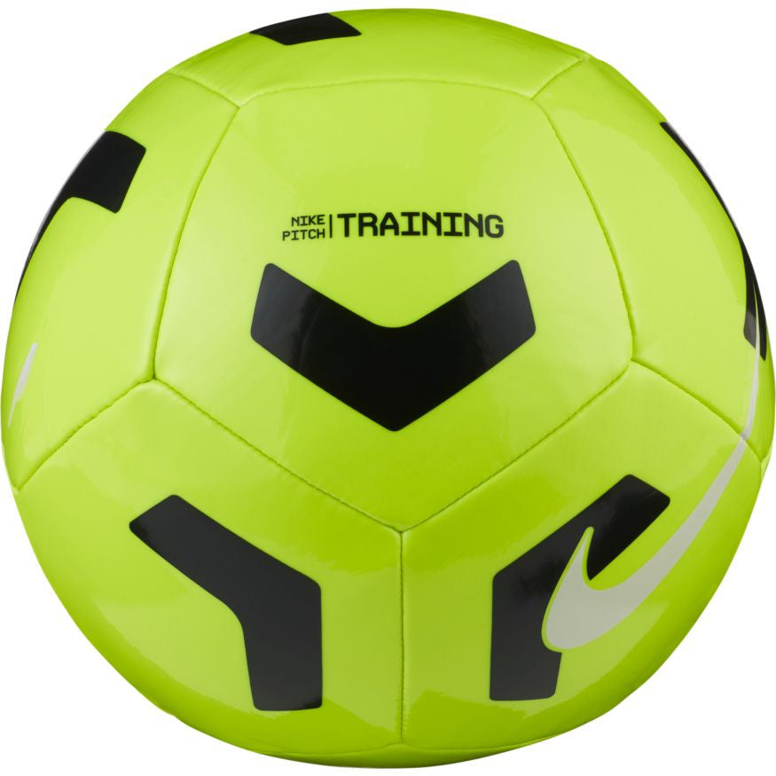 Nike Pitch Training Ball - Volt/Black Balls Volt/Black/White Size 5 - Third Coast Soccer