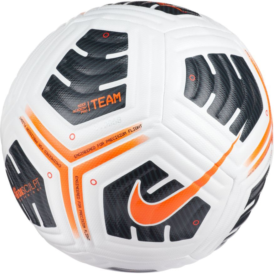 Nike Academy Pro Team FIFA Ball - White/Black/Orange Balls   - Third Coast Soccer