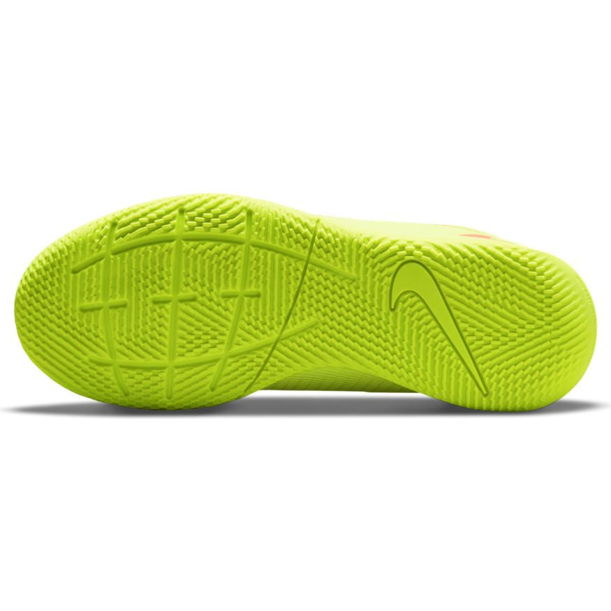 Nike Junior Mercurial Superfly 8 Club IC - Volt/Black/Bright Crimson Youth Indoor Youth 2 Volt/Black/Bright Crimson - Third Coast Soccer