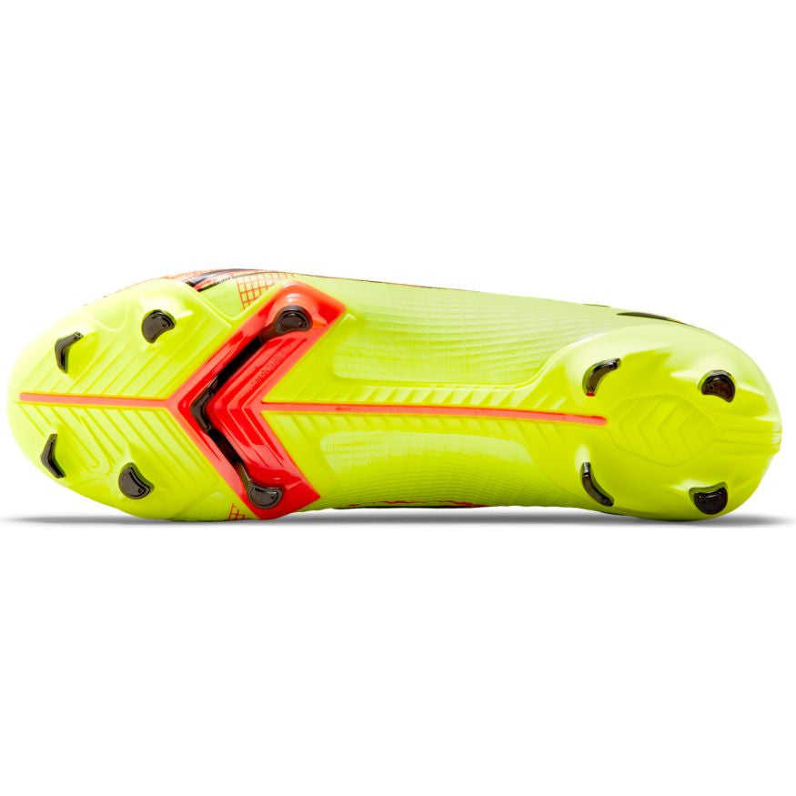 Nike Mercurial Superfly 8 Academy Fg - Volt/Bright Crimson/Black Mens Firm Ground Mens 7.5 Volt/Black/Bright Crimson - Third Coast Soccer