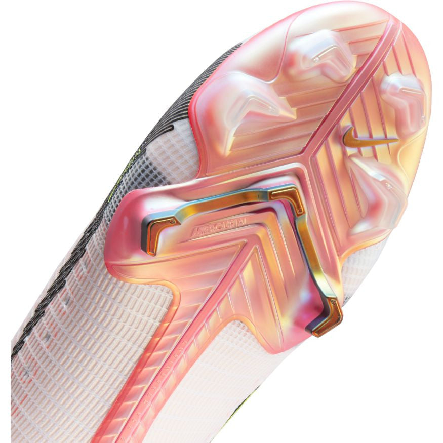 Nike Mercurial Superfly 8 Elite Fg - White/Black/Crimson/Pink Blast Mens Firm Ground Mens 10 White/Black/Crimson/Pink Blast - Third Coast Soccer