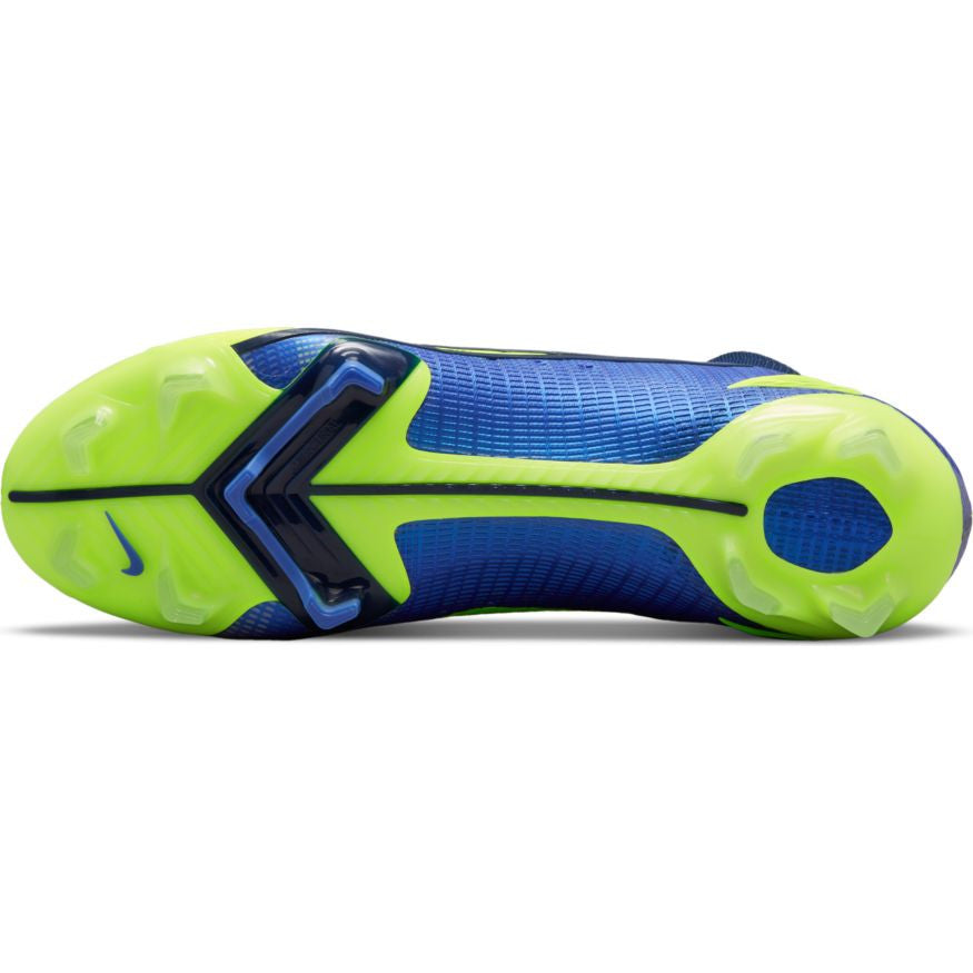 Nike Mercurial Superfly 8 Elite FG - Sapphire/Volt/Blue Void Mens Firm Ground Mens 8 Sapphire/Volt/Blue Void - Third Coast Soccer