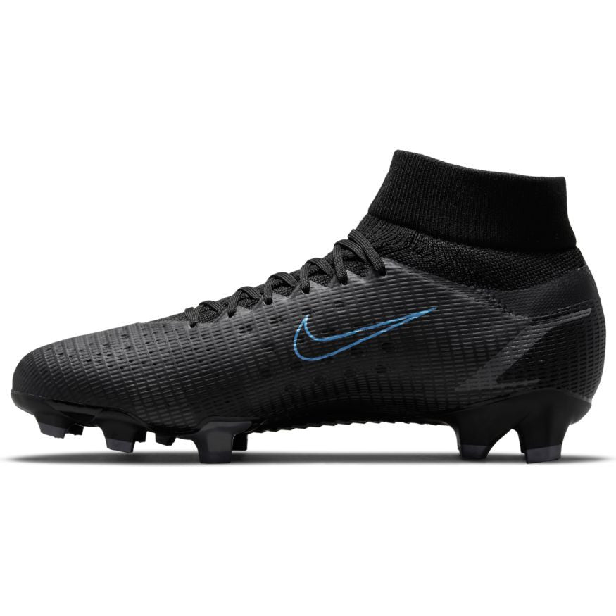 Nike Mercurial Superfly 8 Pro FG - Black/Iron Grey Mens Footwear   - Third Coast Soccer