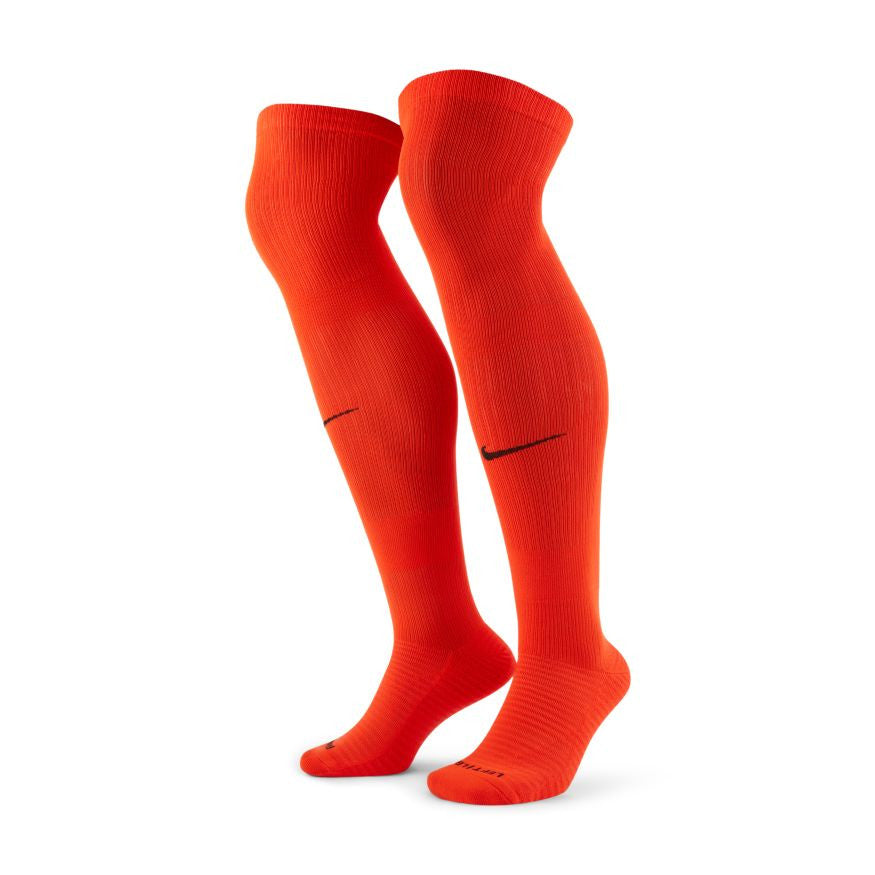 Nike Matchfit Socks - Team Orange Socks Small (1Y-4Y) Team Orange/Black - Third Coast Soccer