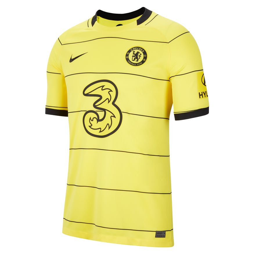 Nike Chelsea Fc Away Jersey 21/22 Club Replica Mens Small Opti Yellow/Black - Third Coast Soccer