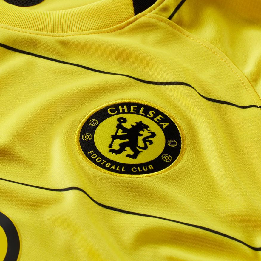 Nike Chelsea Fc Away Jersey 21/22 Club Replica Mens Large Opti Yellow/Black - Third Coast Soccer