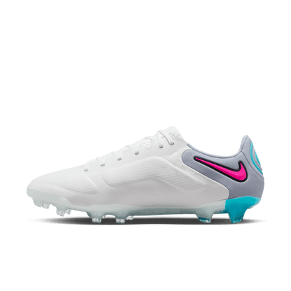 Nike Tiempo Legend 9 Elite FG - White/Baltic Blue/Pink Mens Footwear   - Third Coast Soccer