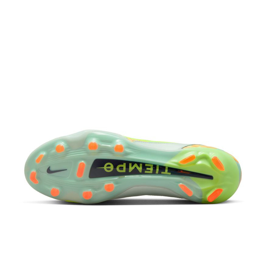 Nike Tiempo Legend 9 Elite FG - Barley Green/Blackened Blue/Total Orange Mens Firm Ground Mens 8.5 Barely Green/Blackened Blue/Or - Third Coast Soccer