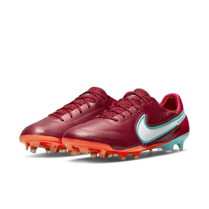 Nike Tiempo Legend 9 Elite FG - Red/White/Mystic Hibiscus Men's Footwear Closeout Team Red/White/Mystic Hibiscus Mens 7 - Third Coast Soccer