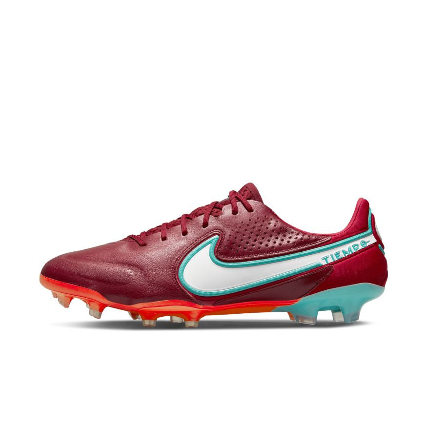 Nike Tiempo Legend 9 Elite FG - Red/White/Mystic Hibiscus Men's Footwear Closeout   - Third Coast Soccer