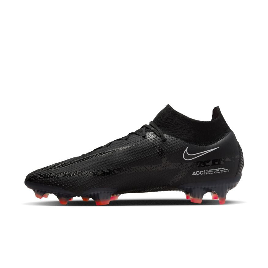 Nike Phantom Gt2 Dynamic Fit Elite FG - Black/Smoke Grey/White Mens Firm Ground Mens 7 Black/Smoke Grey/Summit White - Third Coast Soccer