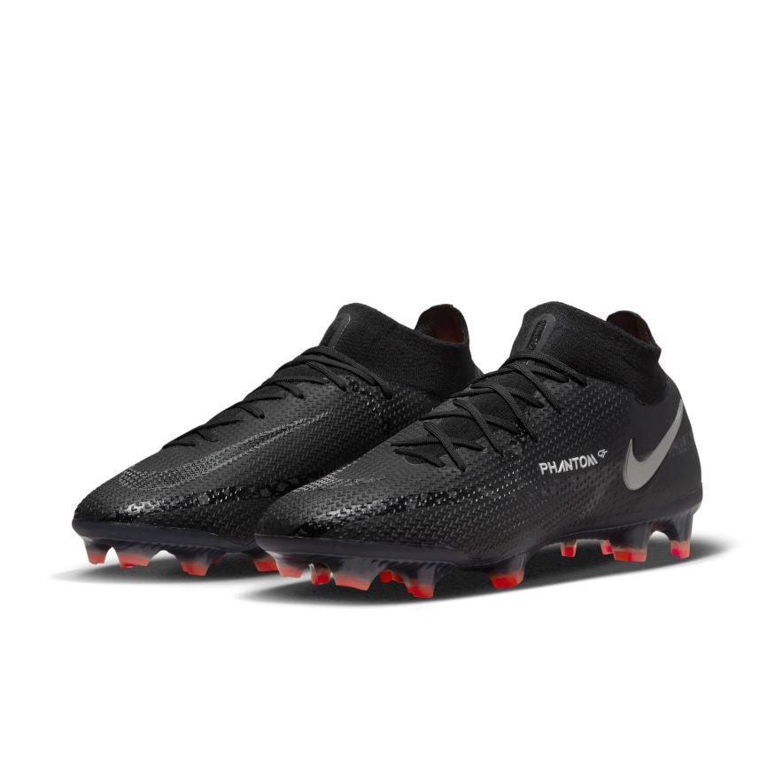 Nike Phantom Gt2 Dynamic Fit Elite FG - Black/Smoke Grey/White Mens Firm Ground Mens 6.5 Black/Smoke Grey/Summit White - Third Coast Soccer