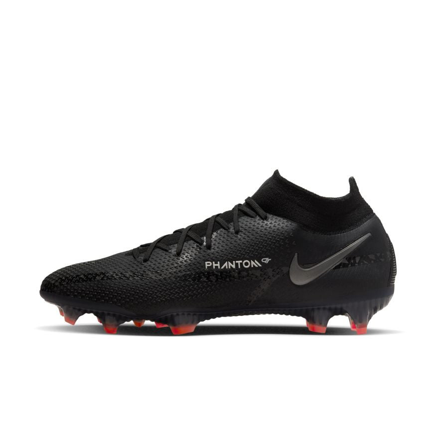 Nike Phantom Gt2 Dynamic Fit Elite FG - Black/Smoke Grey/White Mens Firm Ground Mens 7.5 Black/Smoke Grey/Summit White - Third Coast Soccer