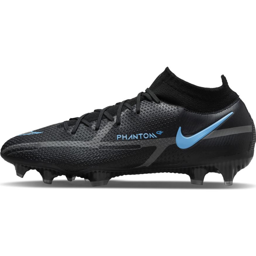 Nike Phantom Gt 2 Elite Fg -  Black/Iron Grey Mens Firm Ground Mens 7 Black/Iron Grey - Third Coast Soccer
