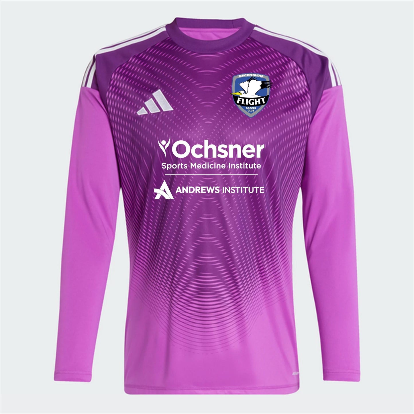 adidas AFSC Youth Tiro 25 Competition GK Jersey - Purple Burst Ascension Flight Soccer Club Purple Burst Youth Small - Third Coast Soccer