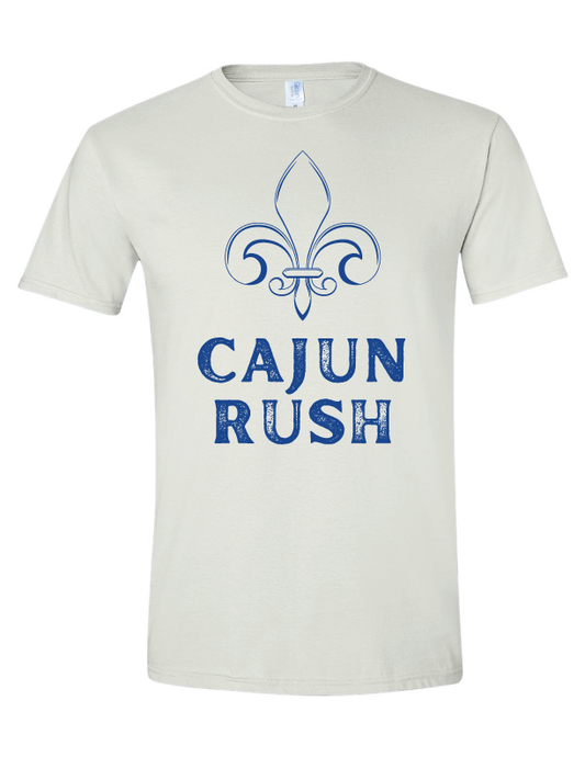 Gcpl Cajun Rush Short-Sleeve Shirt Gulf Coast Premier League Mens Small White - Third Coast Soccer