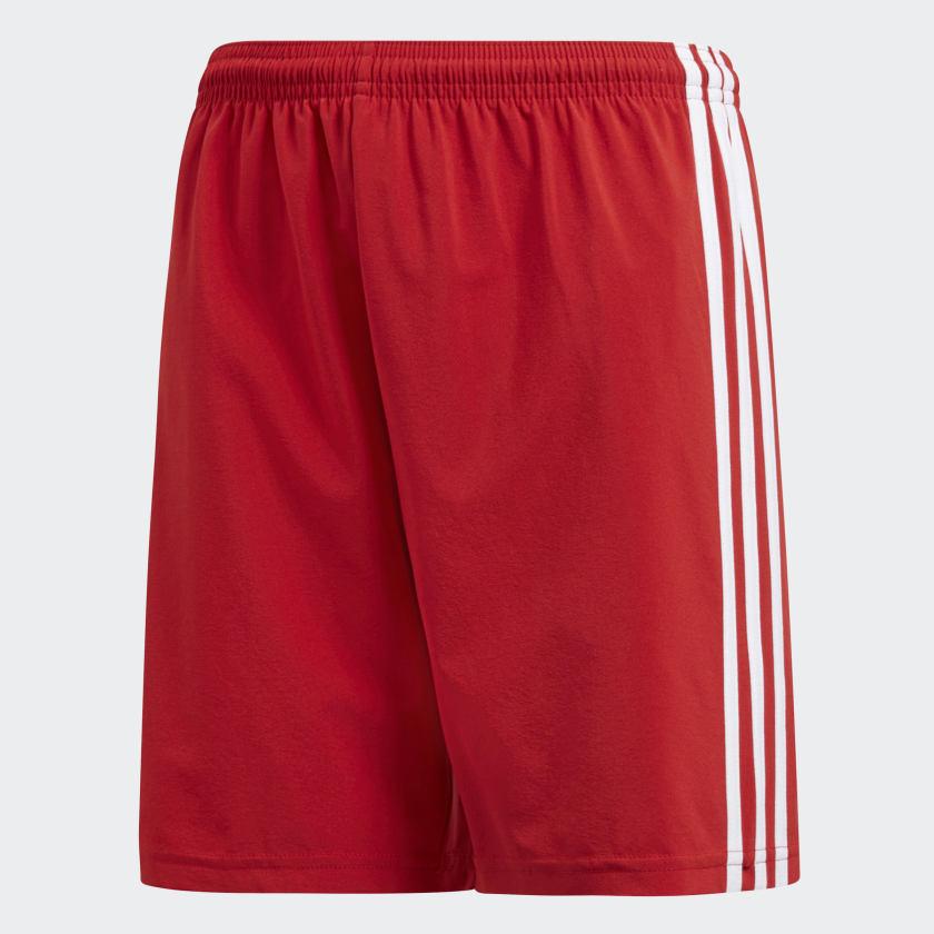adidas Youth Condivo 18 Short - Red/White apparel closeout - Third Coast Soccer