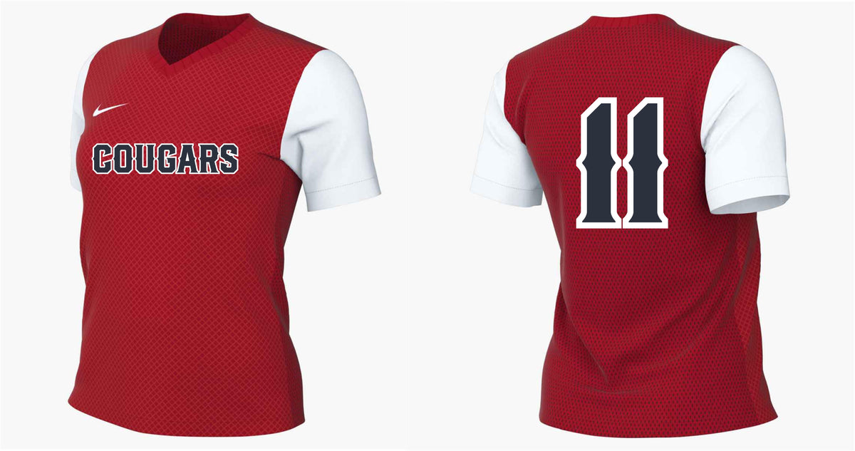 Nike Cougars Tiempo Premier II Jersey - Red