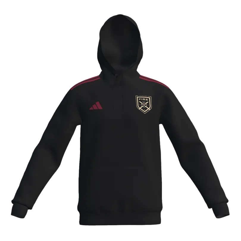 adidas Youth Custom Fire Entrada 26 Hoodie - Black Fire Custom 26 - Third Coast Soccer