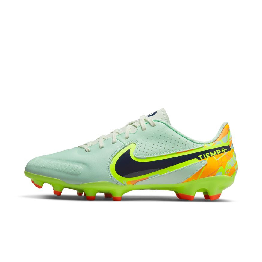 Nike Tiempo Legend 9 Academy FG - Mint Foam/Blackened Blue/Total Orange Mens Firm Ground Mens 6.5 Mint Foam/Blackened Blue/T O - Third Coast Soccer