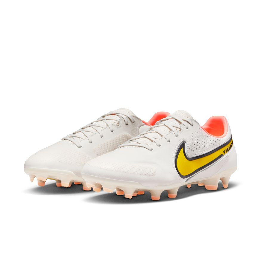Nike Legend 9 Pro FG - Phantom/Yellow Strike/Sunset Mens Firm Ground Mens 6.5 Phantom/Yellow Strike/Sunset - Third Coast Soccer