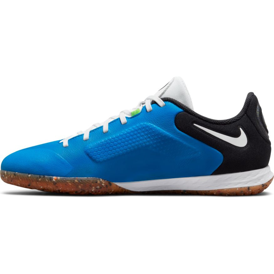 Nike React Tiempo Legend 9 Pro IC - Photo Blue/Black/Lime Glow Men's Footwear Closeout   - Third Coast Soccer