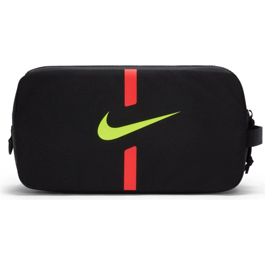 Nike Academy Shoe Bag - Black/Bright Crimson/Volt Player Accessories   - Third Coast Soccer