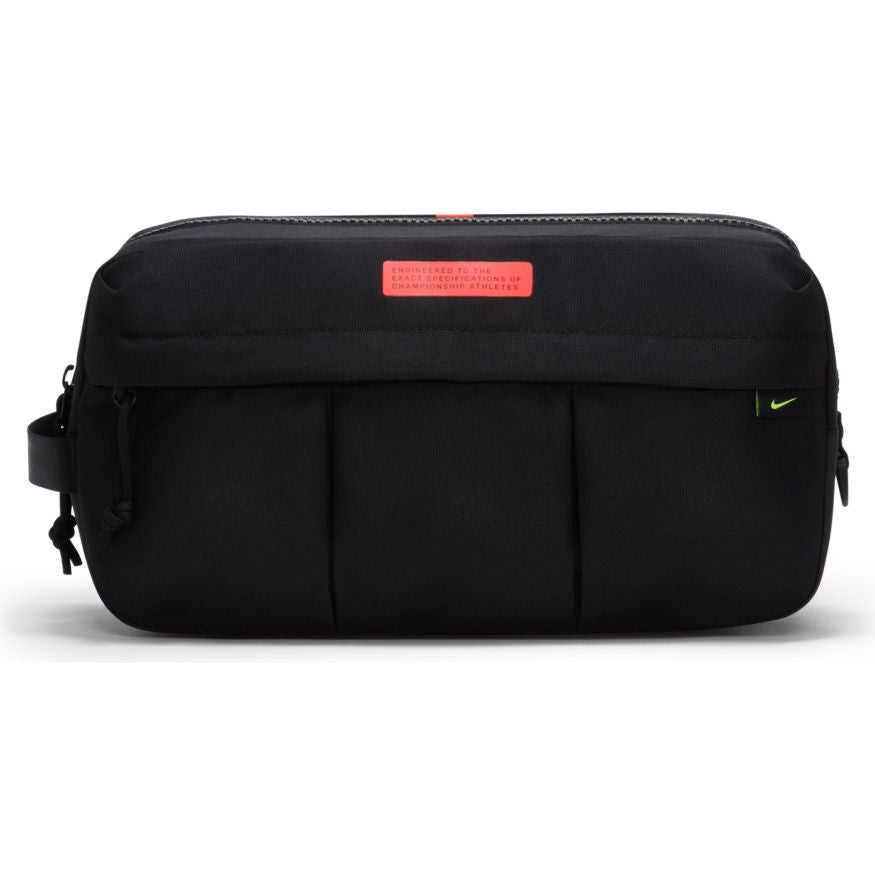Nike Academy Shoe Bag - Black/Bright Crimson/Volt Player Accessories   - Third Coast Soccer